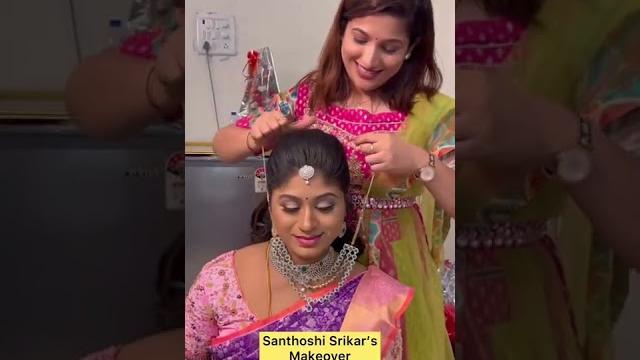 Plush bride ️️ santhoshi srikar’s makeover..!! Plush bride ️️ santhoshi srikar’s makeover..!!
