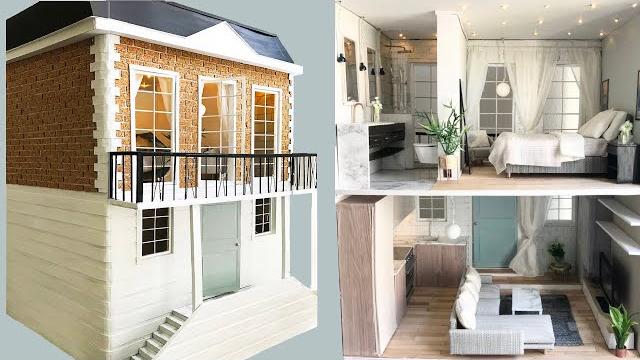 Diy cardboard house (1:6 scale) Diy cardboard house (1:6 scale)