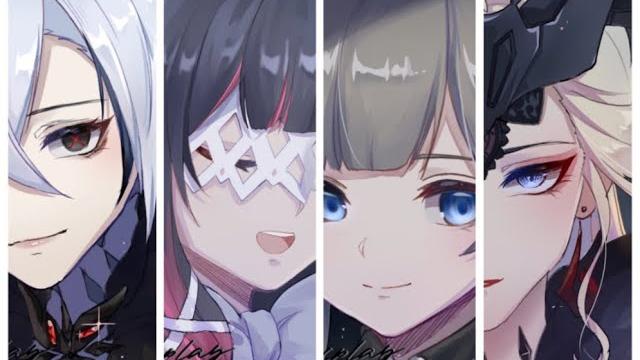 【原神】 画了愚人众里的四个反派姐姐 【原神】 画了愚人众里的四个反派姐姐