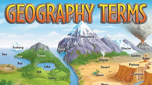 Important geographical terms features landforms of earth Important geographical terms features landforms of earth