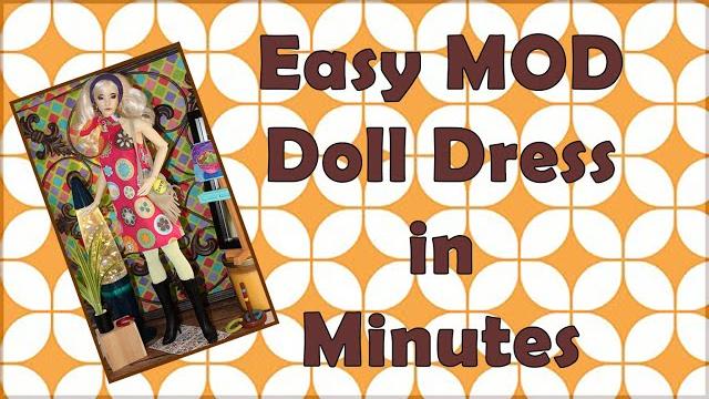 Doll clothes sewing tutorial / how to sew an easy mod bjd doll dress in minutes / pop sugar pattern Doll clothes sewing tutorial / how to sew an easy mod bjd doll dress in minutes / pop sugar pattern
