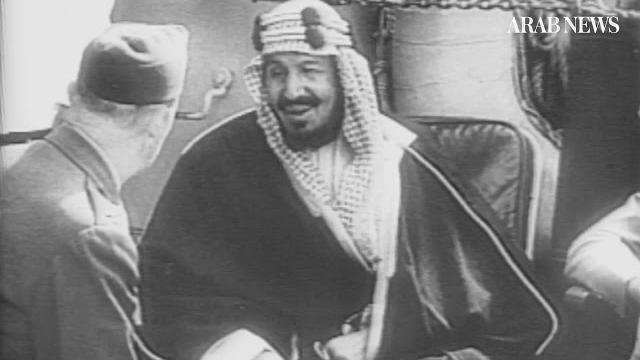 Historic meeting between saudi arabia’s king abdul aziz and us president franklin d. roosevelt Historic meeting between saudi arabia’s king abdul aziz and us president franklin d. roosevelt