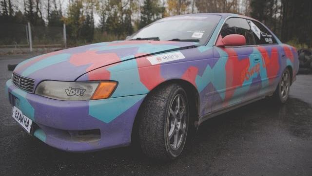 Тест-драйв дрифт toyota mark ii - jzx90 Тест-драйв дрифт toyota mark ii - jzx90