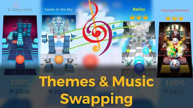 Rolling sky e-labyrinth, castle in the sky, relics & varying christmas | themes & music swapping Rolling sky e-labyrinth, castle in the sky, relics & varying christmas | themes & music swapping