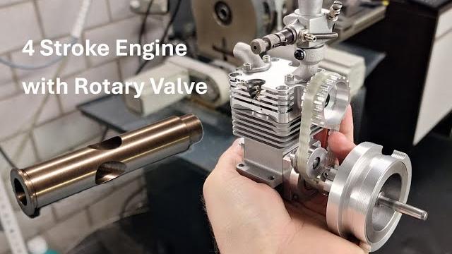 New rotary valve design for model engine / modellmotor mit neuartiger walzendrehsteuerung / part 2 New rotary valve design for model engine / modellmotor mit neuartiger walzendrehsteuerung / part 2