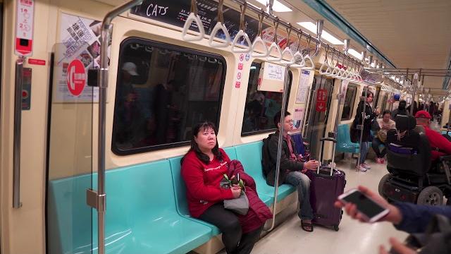 Taiwan, taipei, 2x mrt ride from beimen to minquan w. rd Taiwan, taipei, 2x mrt ride from beimen to minquan w. rd