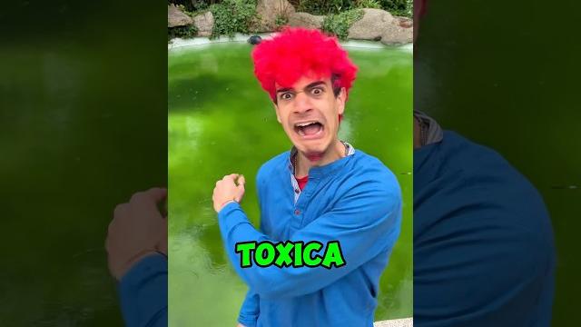 Tenemos que cruzar la piscina tóxica por esto! Tenemos que cruzar la piscina tóxica por esto!
