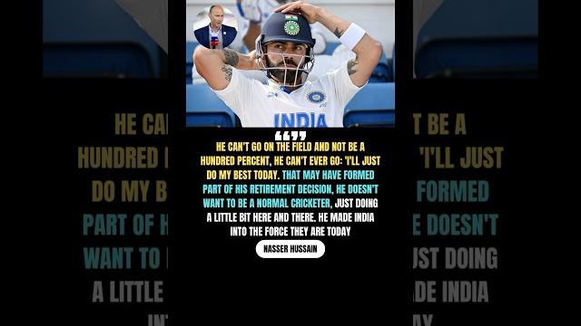 Nasser hussain comments about virat kohli’s character in the field #viratkohli #nasserhussain Nasser hussain comments about virat kohli’s character in the field #viratkohli #nasserhussain
