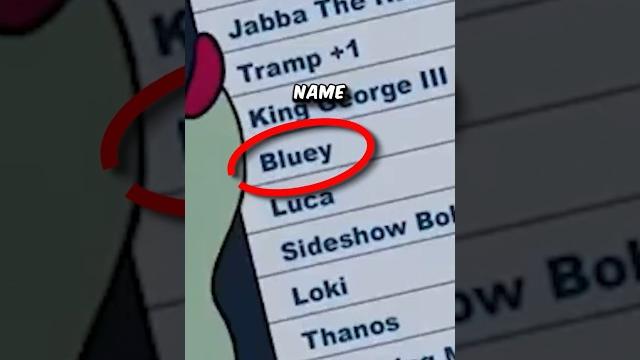 Crazy details in bluey you never noticed #shorts Crazy details in bluey you never noticed #shorts