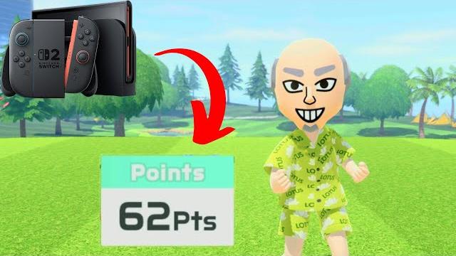 I played switch sports golf on the switch 2 I played switch sports golf on the switch 2