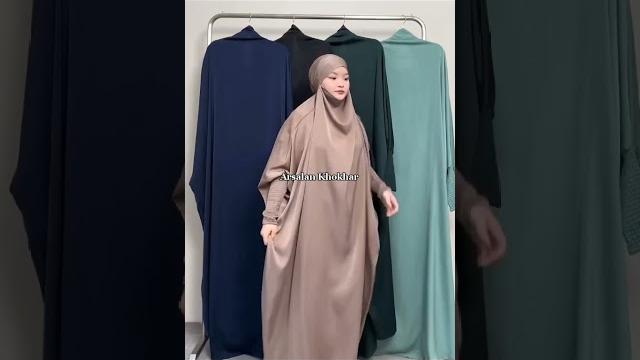 One piece satin jilbab niqab attached free size modesty dress #jilbab #niqab #dress #online #buy One piece satin jilbab niqab attached free size modesty dress #jilbab #niqab #dress #online #buy