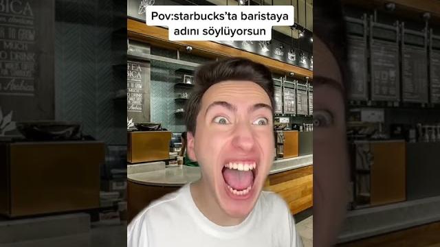 Starbucks’ta isim yazdırma sorunu #shorts Starbucks’ta isim yazdırma sorunu #shorts
