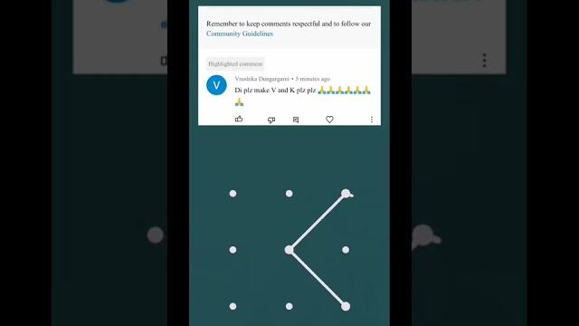 V k love beautiful pattren lock viral short video V k love beautiful pattren lock viral short video