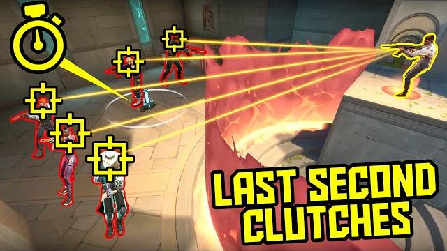 Valorant but only last second clutches Valorant but only last second clutches