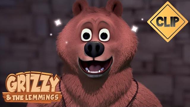 Bébé grizzy découvre la pâte à tartiner - grizzy et les lemmings Bébé grizzy découvre la pâte à tartiner - grizzy et les lemmings