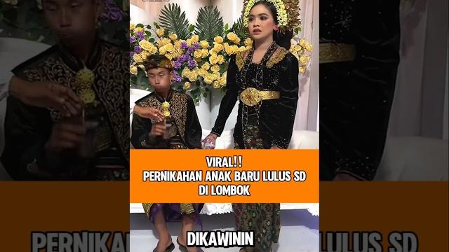 Viral‼️pernikahan anak baru lulus sd Viral‼️pernikahan anak baru lulus sd