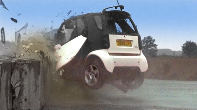 Smart car crash test #tbt- fifth gear Smart car crash test #tbt- fifth gear