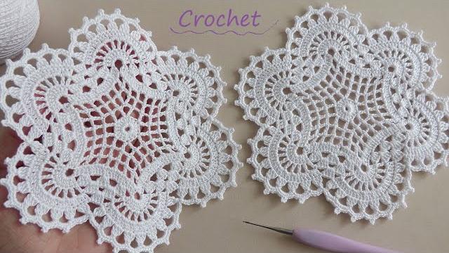 Ажурный мотив вязание крючком beautiful crochet motif easy crochet pattern for crochet tablecloth Ажурный мотив вязание крючком beautiful crochet motif easy crochet pattern for crochet tablecloth