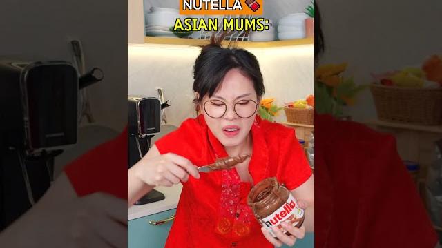 Normal people vs asian mums: nutella Normal people vs asian mums: nutella