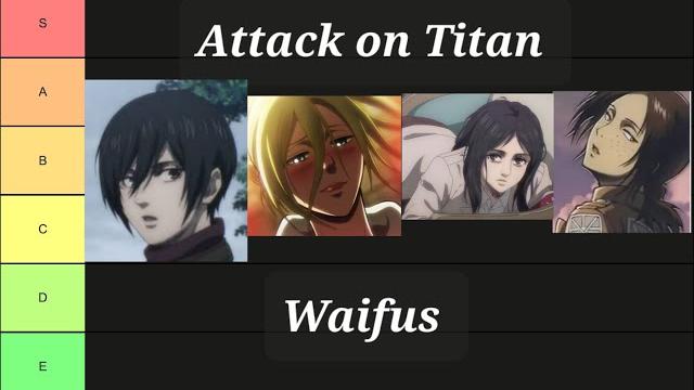 Attack on titan waifu teir list Attack on titan waifu teir list