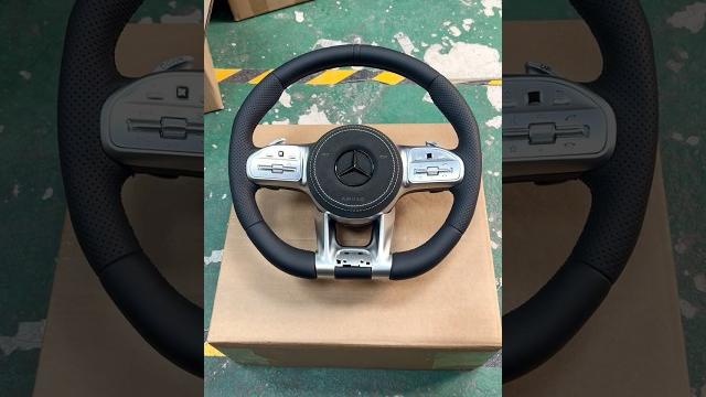 Mercedes-benz amg piano black steering wheel is both sporty and luxurious.#fyp #foryou #mercedes Mercedes-benz amg piano black steering wheel is both sporty and luxurious.#fyp #foryou #mercedes