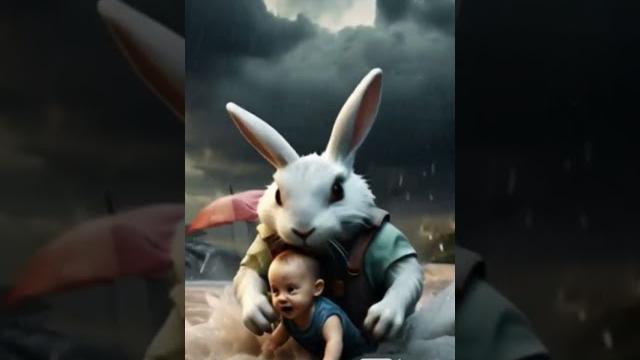 When a devastating storm floods the village, a helpless baby is swept away by raging water. When a devastating storm floods the village, a helpless baby is swept away by raging water.