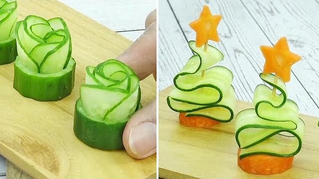 Cucumber & carrot decoration ideas | thaitrick Cucumber & carrot decoration ideas | thaitrick