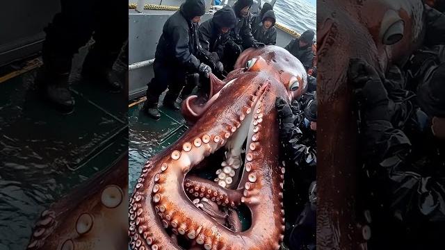 Giant sea monsters caught by fishermen! #giantseacreatures #fishingdiscoveries #oceanmysteries Giant sea monsters caught by fishermen! #giantseacreatures #fishingdiscoveries #oceanmysteries