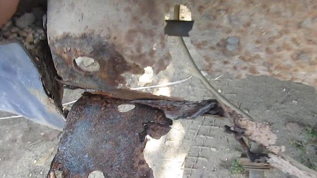 Задний порог газели. замена . Задний порог газели. замена .