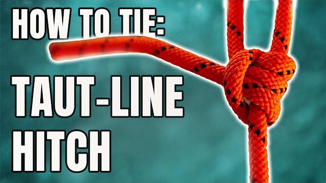 Taut-line hitch: how to tie knots (eastmans') Taut-line hitch: how to tie knots (eastmans')