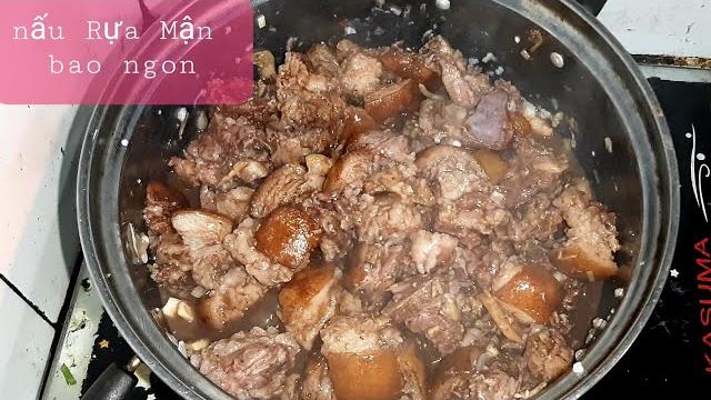 Thịt chó rựa mận, cách nấu đơn giản mà ngon Thịt chó rựa mận, cách nấu đơn giản mà ngon