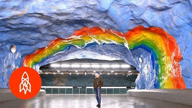 Marvel at stockholm's subway art Marvel at stockholm's subway art