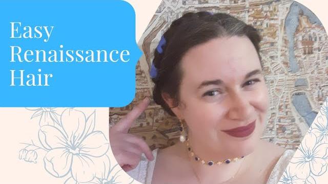 Easy renaissance hairstyle tutorial Easy renaissance hairstyle tutorial