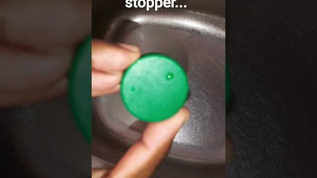 Diy sink stopper Diy sink stopper