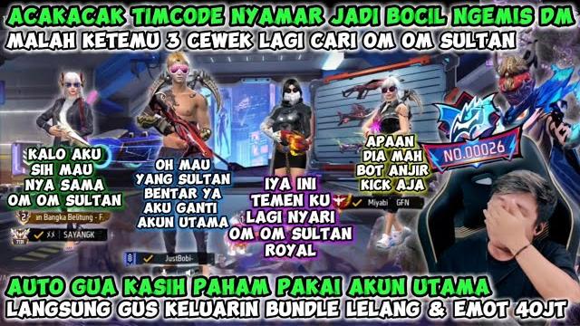 Prank acak acak timcode nyamar jadi bocil ngemis dmmalah ketemu sama 3cewek lagi cari om om sultan Prank acak acak timcode nyamar jadi bocil ngemis dmmalah ketemu sama 3cewek lagi cari om om sultan