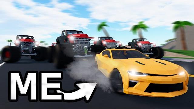 Me vs 5 monster trucks in car crushers 2! Me vs 5 monster trucks in car crushers 2!