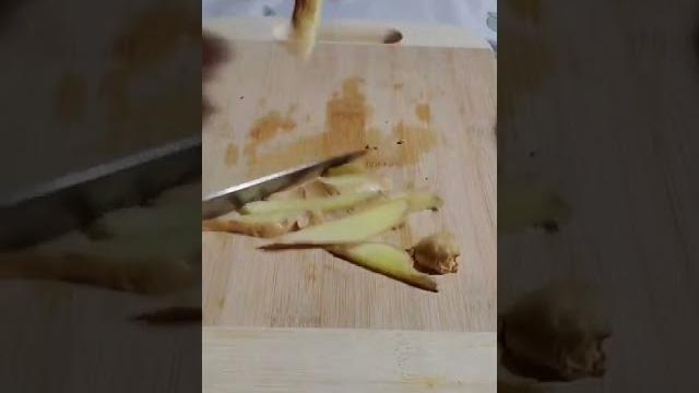 Cutting ginger #asmr #shorts Cutting ginger #asmr #shorts