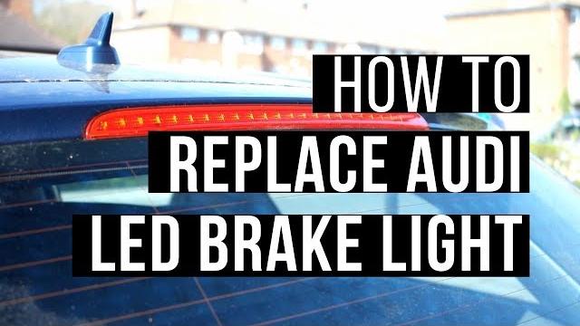 How to replace audi a6 c6 led brake light How to replace audi a6 c6 led brake light