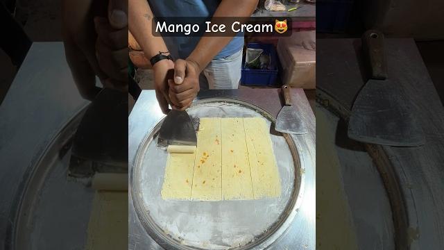 Live mango tawa ice cream | indian street food #shorts Live mango tawa ice cream | indian street food #shorts