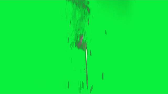 New green screen debris stock New green screen debris stock