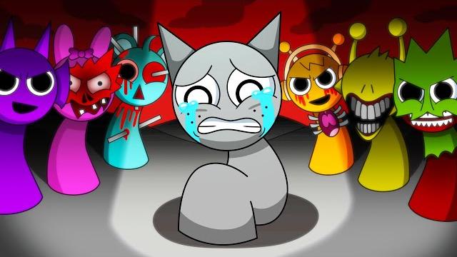Gray: the reject sprunki... (cartoon animation) Gray: the reject sprunki... (cartoon animation)