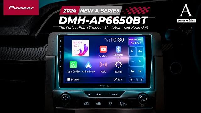 New pioneer a-series 9" perfect form shaped - dmh-ap6650bt New pioneer a-series 9" perfect form shaped - dmh-ap6650bt