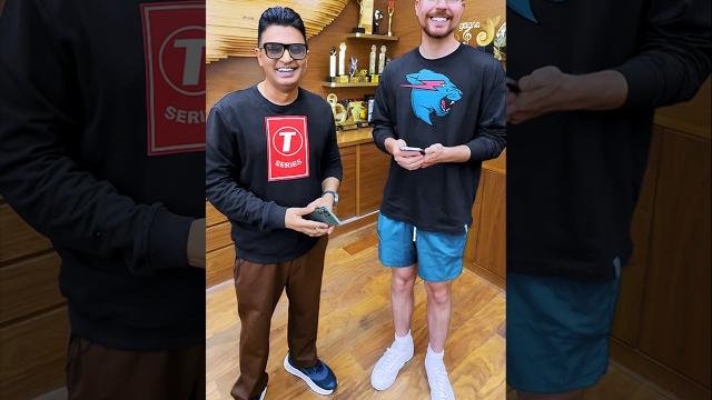 I got t-series to subscribe to me I got t-series to subscribe to me