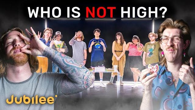 5 high people vs 2 secret sober people | odd one out 5 high people vs 2 secret sober people | odd one out