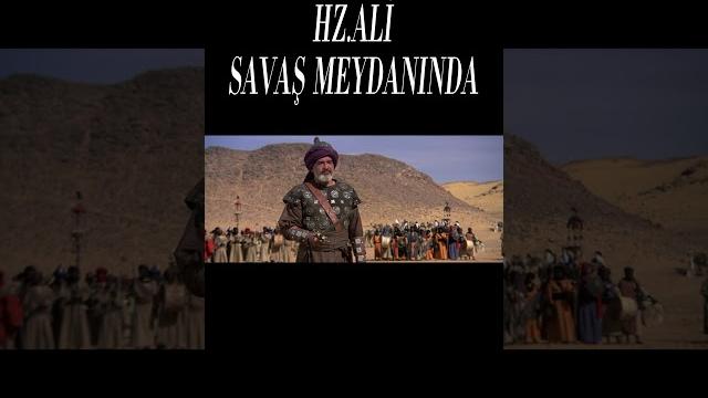 Hz.ali savaş meydanında (bedir savaşı) - çağrı filminden sahne - the scene which hz.ali fight Hz.ali savaş meydanında (bedir savaşı) - çağrı filminden sahne - the scene which hz.ali fight