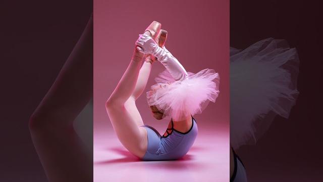Model poses for photoshoot ballet. model anna Model poses for photoshoot ballet. model anna
