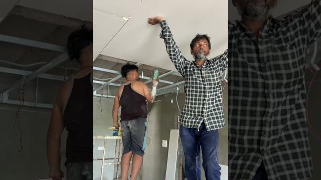 Gypsum board ceiling installation 650 sqrft aria Gypsum board ceiling installation 650 sqrft aria