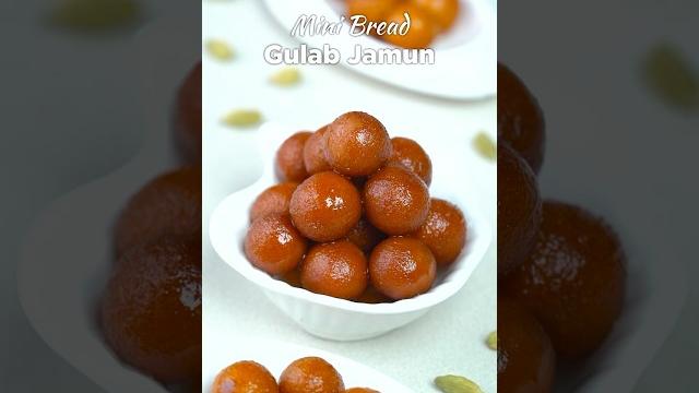 Mini bread gulab jamun Mini bread gulab jamun