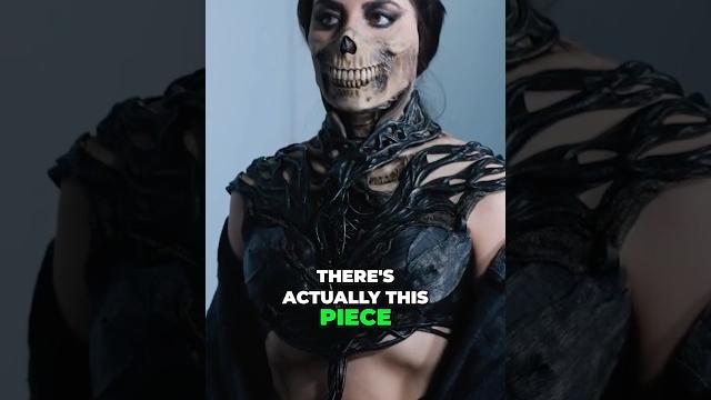 How aubrey plaza's lady death costume was created How aubrey plaza's lady death costume was created