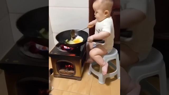Hahh... adik bayi bisa masak ️ syila syirah #shorts Hahh... adik bayi bisa masak ️ syila syirah #shorts